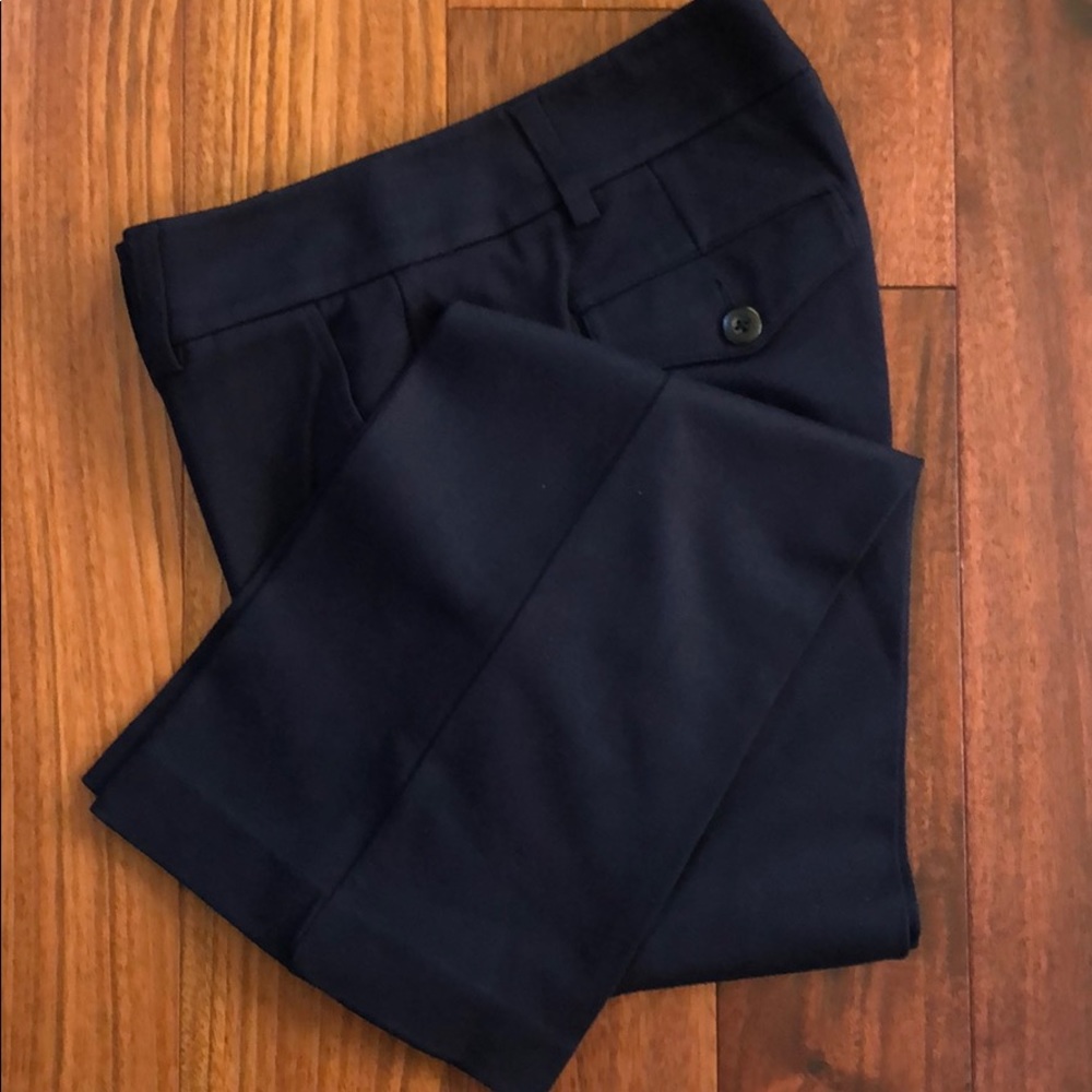 Cabi Navy Blue Knit Pants